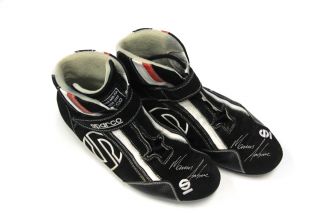 Marcos Ambrose Autographed Sparco Racing Shoes Authentic
