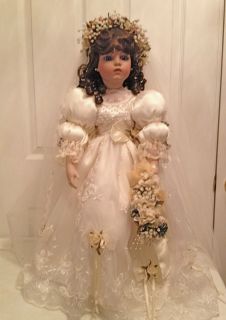 Marcella 27 Porcelain Bride Doll by Patricia Loveless
