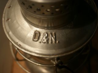 Delaware Northern Lantern Dietz 6 D N Etched Globe