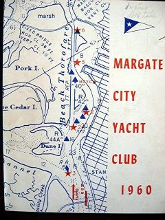 Margate City NJ Yacht Club 1960 Season Sailing Schedule Social