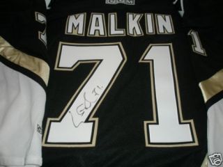 Evgeni Malkin Penguins Signed Jersey Stanley Cup