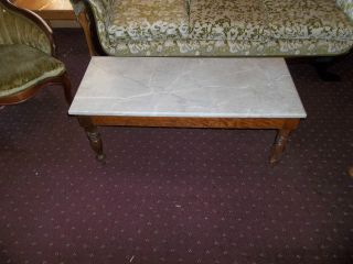 Cherry Marble Top Coffee Table