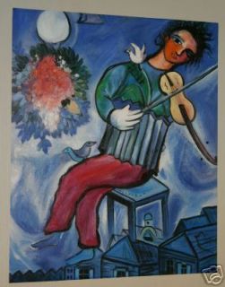Marc Chagall Signed Lithograph s N 103 500 Jewish Art