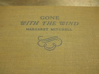 Margaret Mitchell Gone With the Wind 1936 First Edition Second