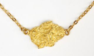 14KY Gold Nugget Style Necklace Chain