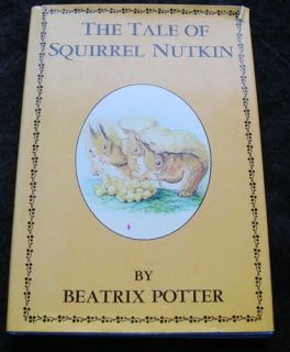 The Tale of Squirrel Nutkin Beatrix Potter HCDJ Book