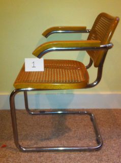 Vintage Knoll Cesca Chairs Marcel Breuer