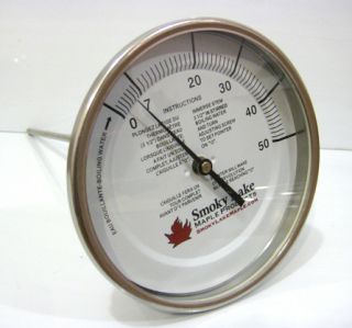 Maple Syrup Dial Thermometer Pan Mounted