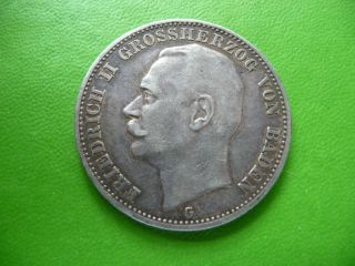Germany 1910 G Drei Mark Silver 3 Mark Coin