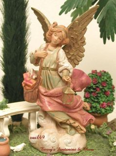 DEPOSE ITLAY 5 RETIRED ANGEL MARIEL NATIVITY VILLAGE FIGURE 75523 BOX