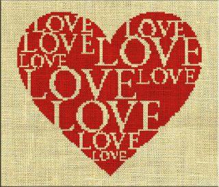 Wedding Marriage Love Counted Cross Stitch Pattern