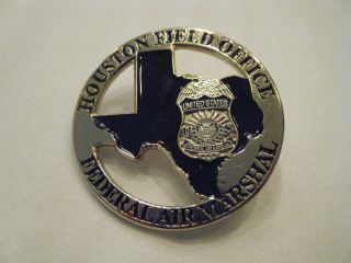 Houston Field Office Federal Air Marshal FAM Lapel Pin