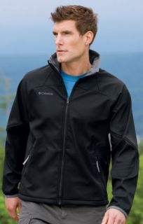 Columbia Sports New Mens Size s 4XL Black Soft Shell Jacket Jumper