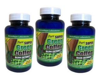 Super Green Coffee Bean Extract Maritzmayer Maritz 3 Bottles
