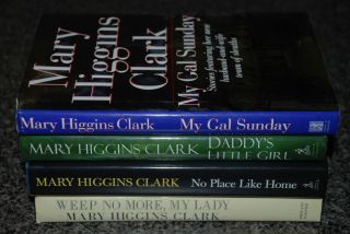 Mary Higgins Clark LOT of 4 Hardback books Weep No More My Gal Sunday
