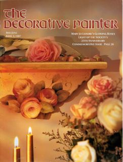 Painter May June 1997 Tole Painting Book Mary Jo Glowing Roses