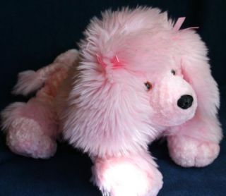 Mary Meyer Pink Poodle Dog Plush Stuffed Animal Doll
