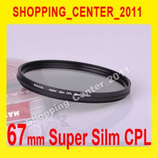 Massa 67mm Super Slim CPL Circular Polarizing C PL Lens filter Fo