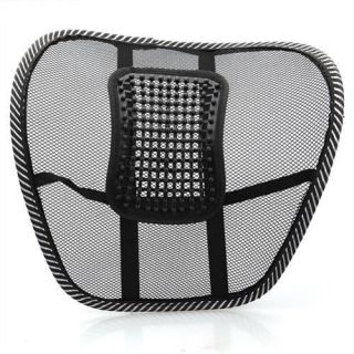 New Car Seat Chair Massage Back Lumbar Support Mesh Ventilate Cushion