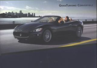 2010 Maserati Granturismo Convertible Deluxe 74 Page Sales Catalog