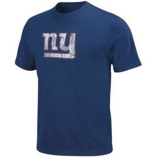 New York Giants Vintage Logo III T Shirt Royal Blue