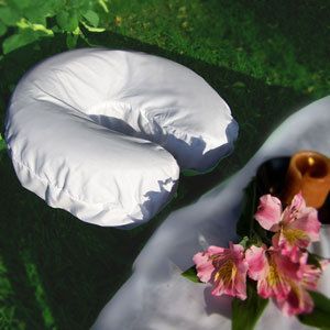 Poly Cotton Massage Face Rest Cover White 5pk