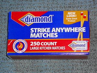 The Last Version of The Diamond Red Tip Strike Anywhere Matches