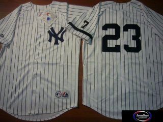 New York Yankees Don Mattingly Baseball Jersey w Mantle 7 White