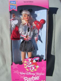 Mattel Barbie Doll 25th Anniversary Walt Disney World 16525 Special Ed