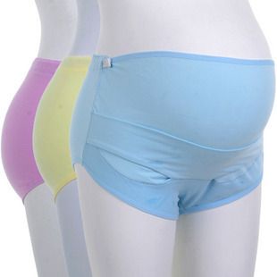 Women Maternity Pregnancy Cotton Tummy Support Underwear Panty Size XL