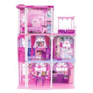 Mattel Barbie Pink 3 Story Dream Townhouse Toys Girls Doll