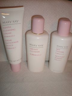 Mary Kay Basic Cleanser Gentle Creamy Deep Formulas One Two Now