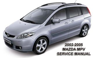 Mazda MPV 2002 2005 Service Repair Manual on CD 02 03 04 05