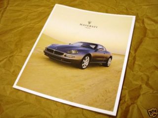 Official Maserati Sales Brochure Coupé Softcover New