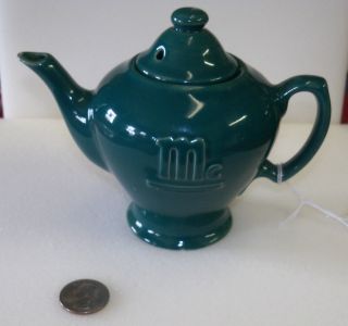Vintage McCormick Mini 1 Cup Teapot Teal Color