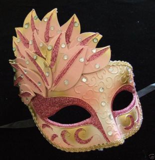 Venetian Masquerade Ball Party Mask Pretty in Pink