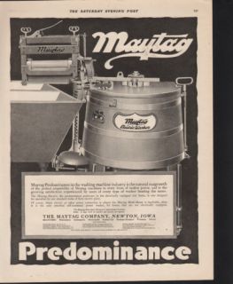 1919 Maytag Washing Machine Household Appliance Home Ad