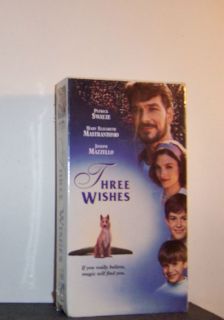 Three Wishes VHS Patrick Swayze Joseph Mazzello New