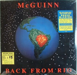 Roger McGuinn SEALED LP Back from Rio Arista 8648
