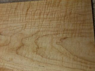 Long Extreme Figured Curly Tiger Hard Maple Board Wood Lumber 10 X71