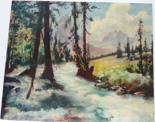 Brownell McGrew Nice Mountain River Landscape