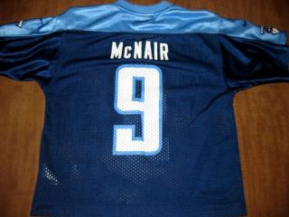 Tennessee Titans Youth SML Steve McNair Jersey Oilers