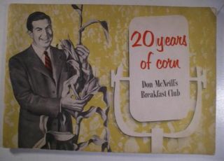 Don McNeill 20 Years of Corn Radio Breakfast Club 1953