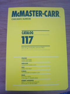 McMaster Carr Catalog 117