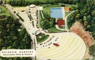 McKeesport PA Rainbow Drive in Theatre Postcard Print