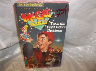 McGee and Me Twas The Fight Before Christmas Time VHS Video Tape