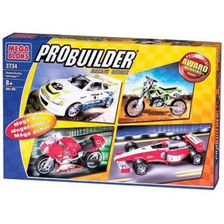 Mega Bloks Probuilder Xtreme Racing Set 3734 New Pro Builder Model