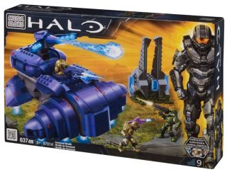 Mega Bloks Halo Armory Covenant Wraith Indigo Building Block Toy