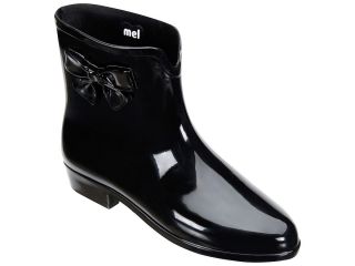 Mel by Melissa Black Ankle Boot Bow New for 2012 Melflex Plastic Jelly