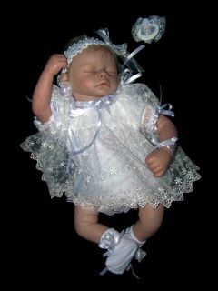  Meg Sculpted by Marissa May with ooak hand stitched white lacy dress